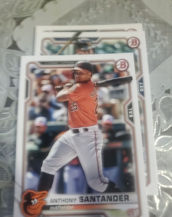 2021 Bowman #3 Anthony Santander — front