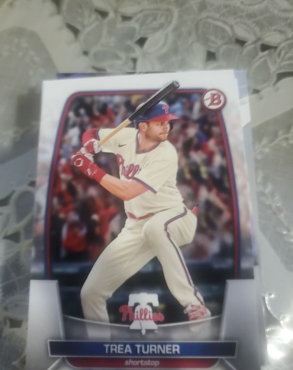 2023 Bowman #10 Trea Turner — front