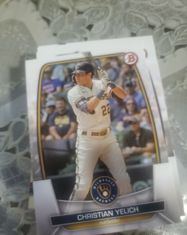 2023 Bowman #23 Christian Yelich — front