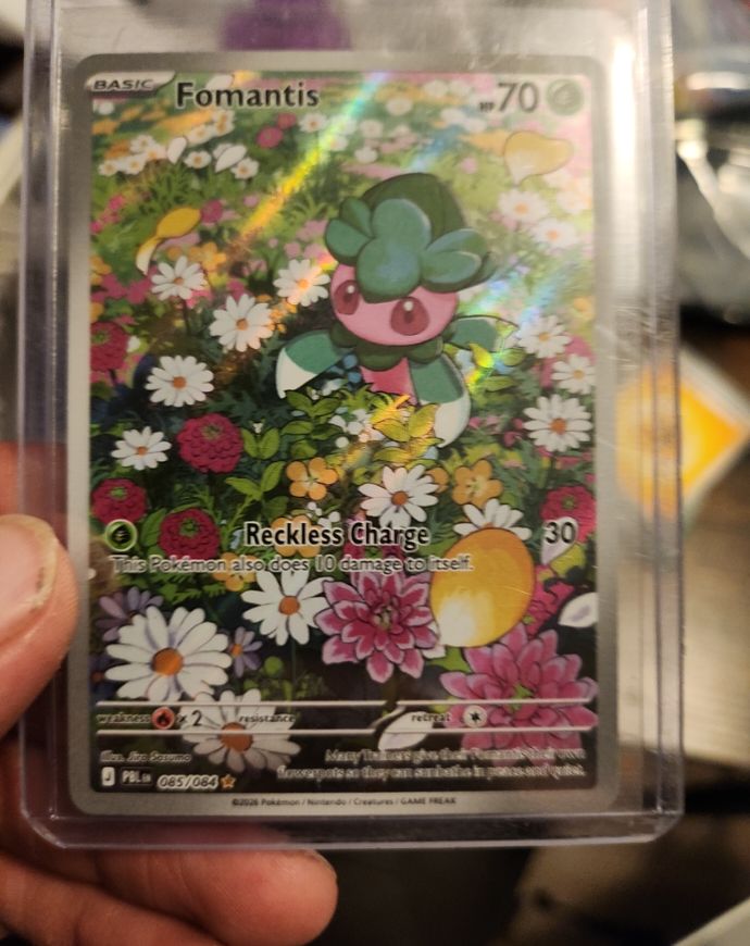 2026 Pokémon #085 Fomantis — front