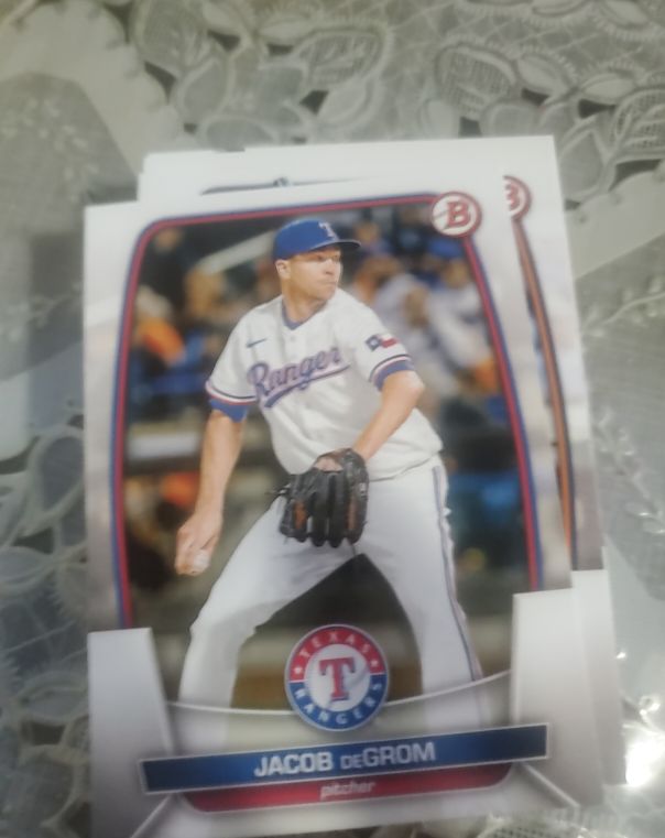 2023 Bowman #54 Jacob deGrom — front