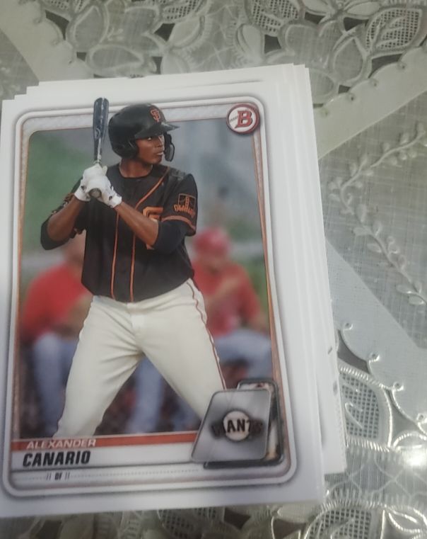 2020 Bowman Draft #BD-123 Alexander Canario — front