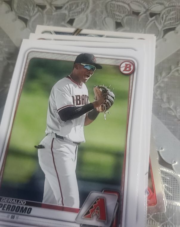 2020 Bowman Draft #BD-89 Geraldo Perdomo — front