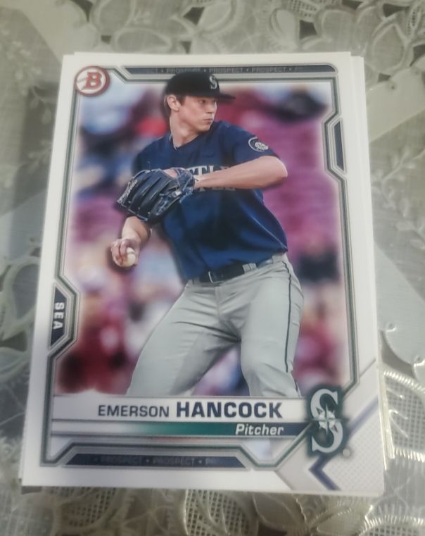 2021 Bowman #BP-78 Emerson Hancock — front