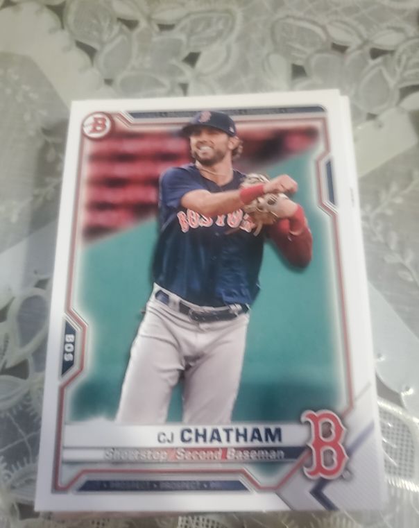2021 Bowman Prospects #BP-113 CJ Chatham — front