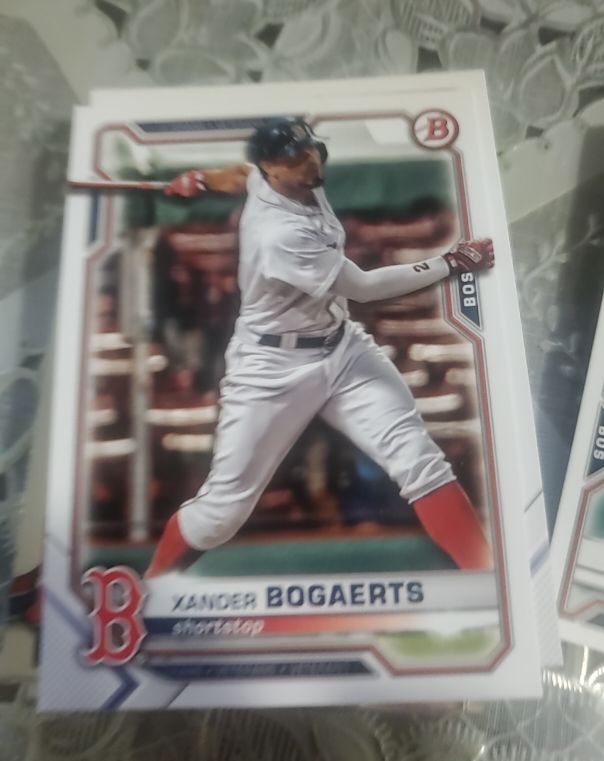 2021 Bowman #34 Xander Bogaerts — front