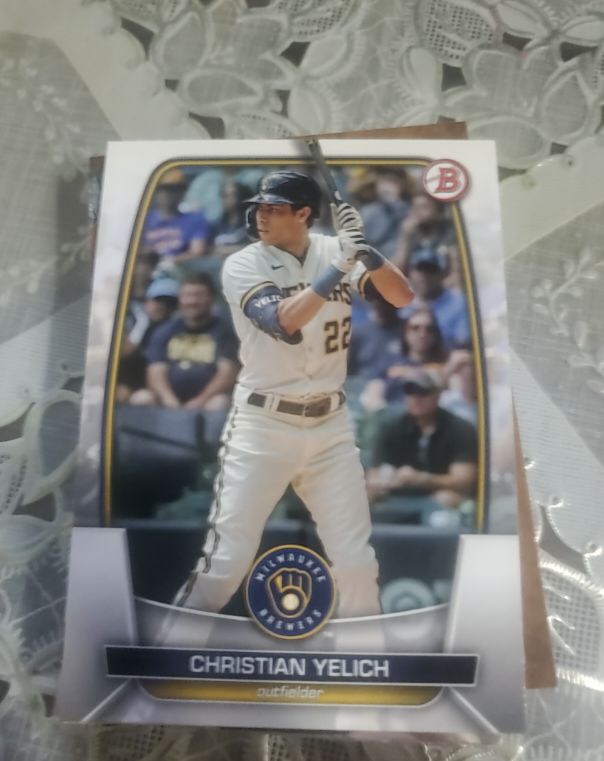 2023 Bowman #23 Christian Yelich — front