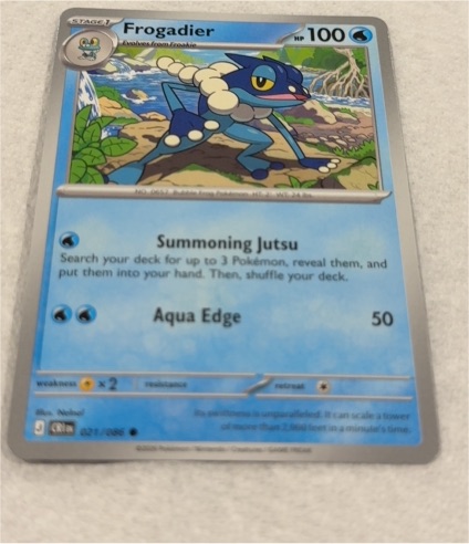 2016 Pokémon TCG Chaos Rising #021 Frogadier — front