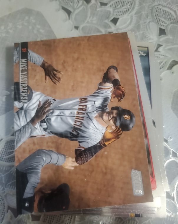 2021 Topps Stadium Club #34 Mike Yastrzemski — front