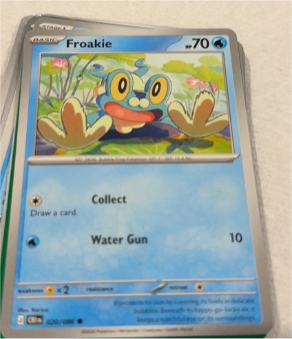 2014 Pokémon ME04: Chaos Rising #020 Froakie — front