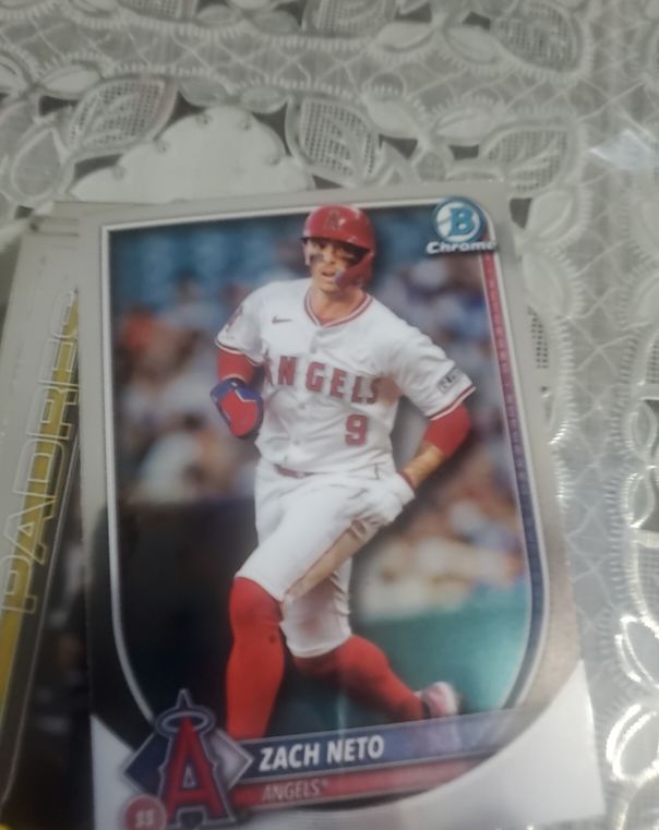 2025 Bowman Chrome #55 Zach Neto — front