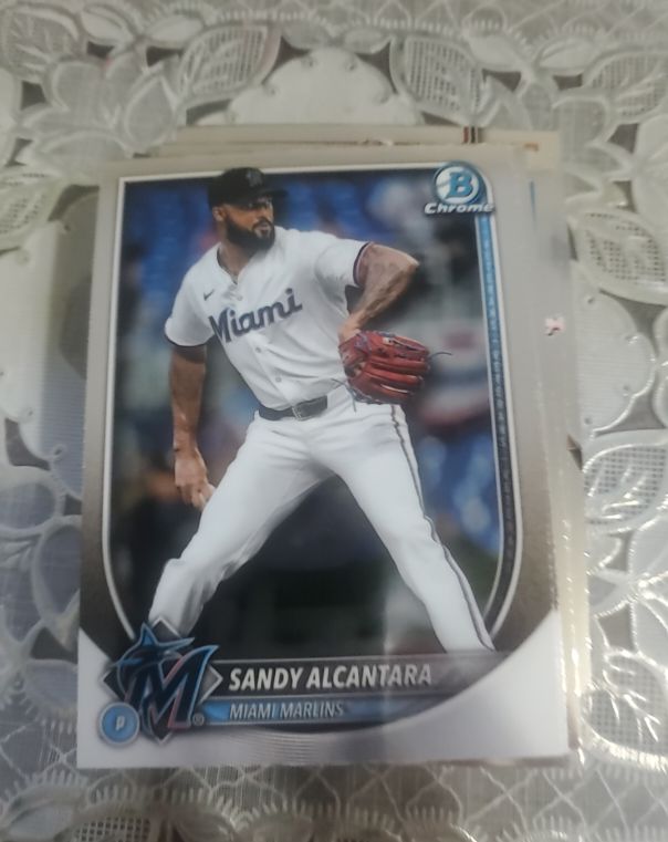 2025 Bowman Chrome #48 Sandy Alcantara — front