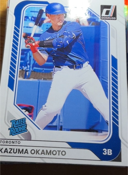2026 Donruss #18 Kazuma Okamoto Rated Rookie — front