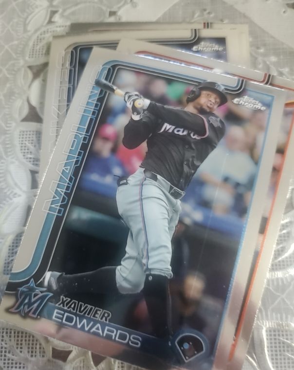 2025 Topps Chrome #115 Xavier Edwards — front