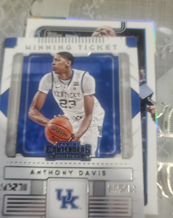 2020 Panini Contenders Draft Picks #11 Anthony Davis Winning Ticket Kentucky Wildcats — front