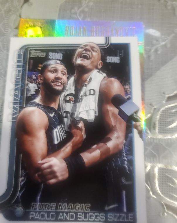 2025-26 Topps #271 Pure Magic Paolo and Suggs Sizzle Orlando Magic — front