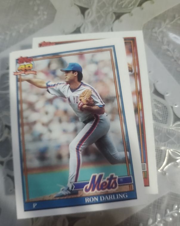 1991 Topps #735 Ron Darling — front