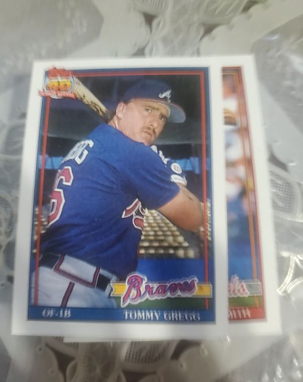 1991 Topps #742 Tommy Gregg — front