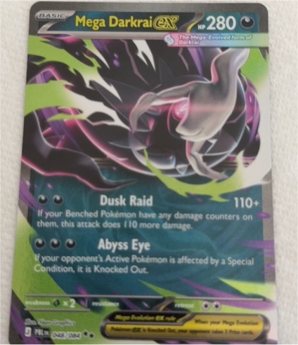 2014 Pokémon XY #048 Mega Darkrai EX — front