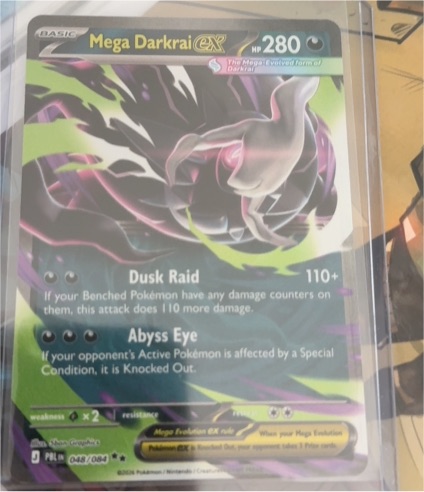 2026 Nintendo Mega Darkrai ex #048 — front