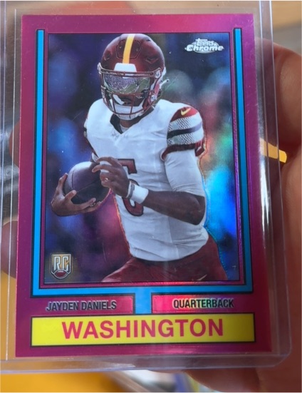 2024 Topps Chrome 1974 #74TF-2 Jayden Daniels — front
