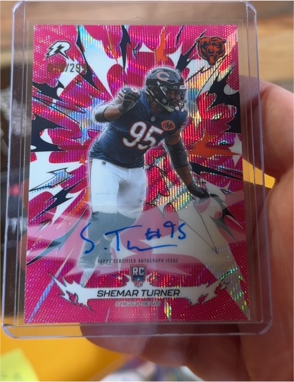 2025 Topps Resurgence #115 Shemar Turner Magenta Surge RC Auto — front
