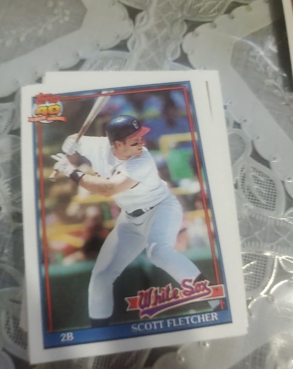 1991 Topps #785 Scott Fletcher — front