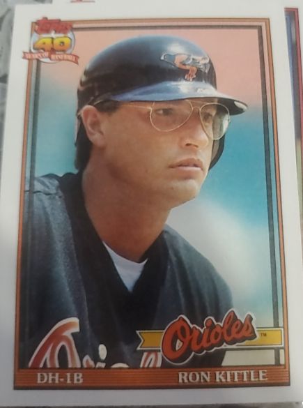 1991 Topps #324 Ron Kittle — front