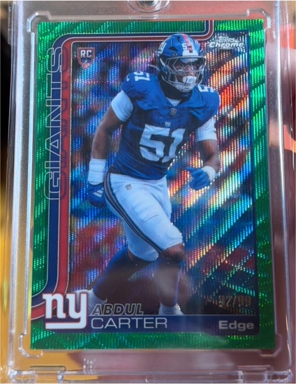 2025 Topps Chrome #350 Abdul Carter — front