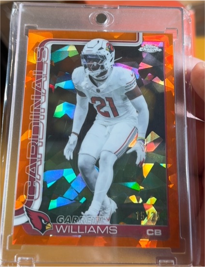 2025 Topps Chrome #6 Garrett Williams — front