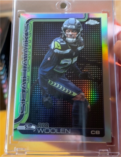 2025 Topps Chrome #278 Riq Woolen — front