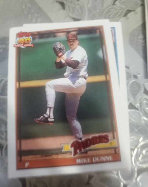 1991 Topps #238 Mike Dunne — front