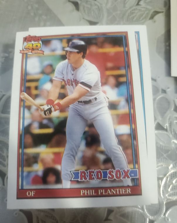 1991 Topps #474 Phil Plantier — front