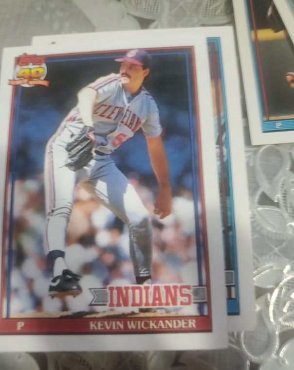 1991 Topps #246 Kevin Wickander — front