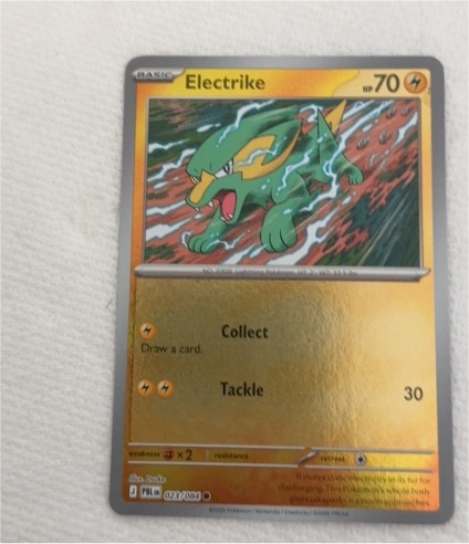 2026 Pokémon ME05: Pitch Black #023 Electrike — front