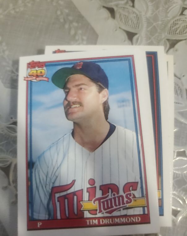 1991 Topps #46 Tim Drummond — front