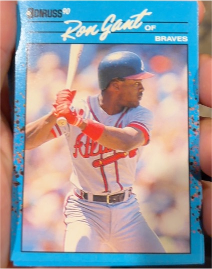 1990 Donruss #475 Ron Gant — front