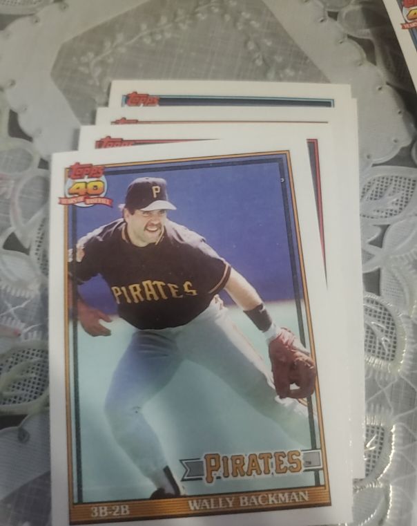 1991 Topps #722 Wally Backman — front