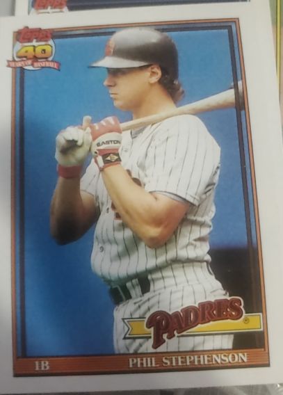 1991 Topps #726 Phil Stephenson — front