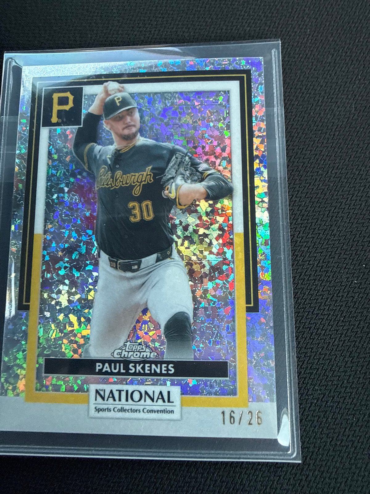 2026 Topps Chrome NSCC National Exclusive #MLB-15 Paul Skenes — front