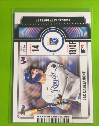 2026 Topps Series 1 #BTP-22 Jac Caglianone — front