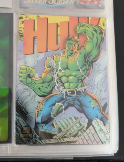 1994 Marvel Universe Power Blast #5 Hulk — front