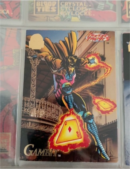 1994 Fleer Marvel Universe Freeze Frames #5 Gambit — front
