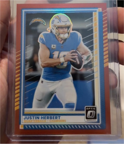 2025 Panini Donruss Optic #109 Justin Herbert — front
