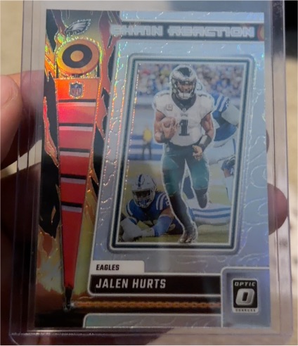 2023 Donruss Optic #CR-JH Jalen Hurts — front