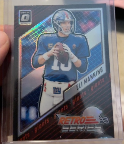 2023 Panini Donruss Optic Retro Series #11 Eli Manning — front