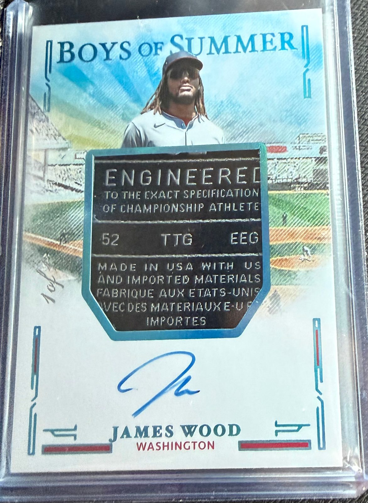 2025 Panini Boys of Summer #JMS-JW James Wood — front