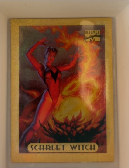 1994 Fleer Marvel Masterpieces #7 Scarlet Witch — front
