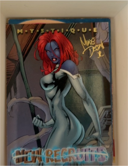 1997 Fleer Marvel Premium X-Men Timelines New Recruits Mystique #7 — front