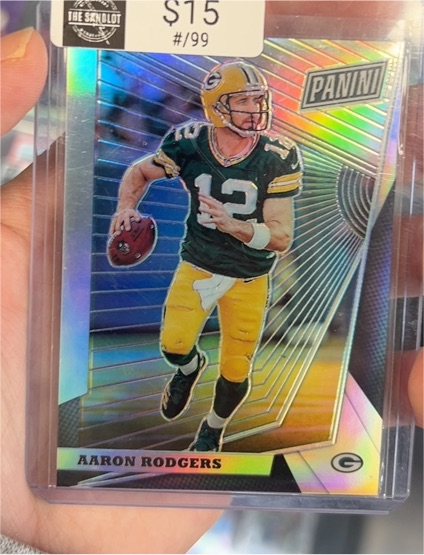 2018 Panini The National VIP #7 Aaron Rodgers — front